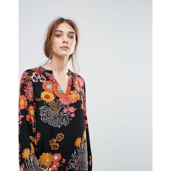 ASOS x NEW LOOK Floral Shift Dress - Picture 7 of 7